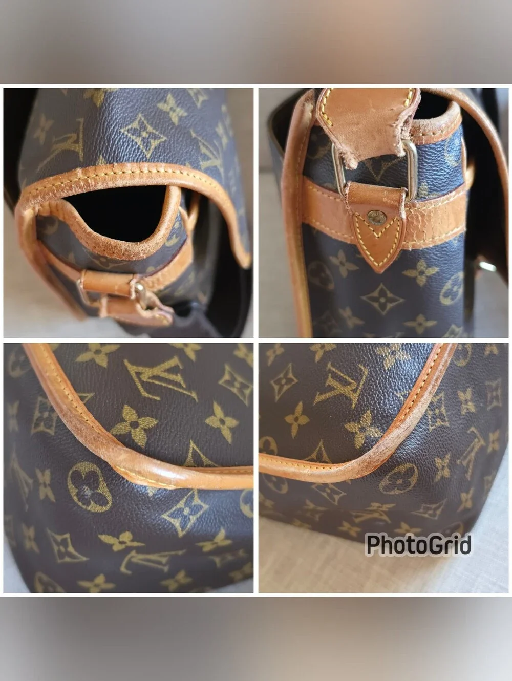 Louis Vuitton LV Monogram Sac Gibeciere GM